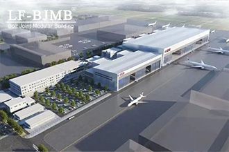 Main Structure of Asia’s Largest Hangar Under Construction