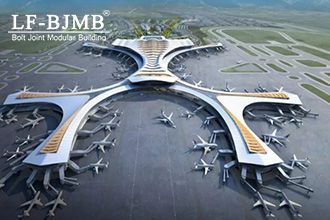 First Hoisting of the Steel Roof Structure for the Southern Section of Terminal 2 at Kunming Changshui International Airport