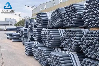 LF-BJMB finished spherical pipe components stock yard, pre-fabricated steel members prepared for cross-border industrial project delivery, early material planning controls overall project cost